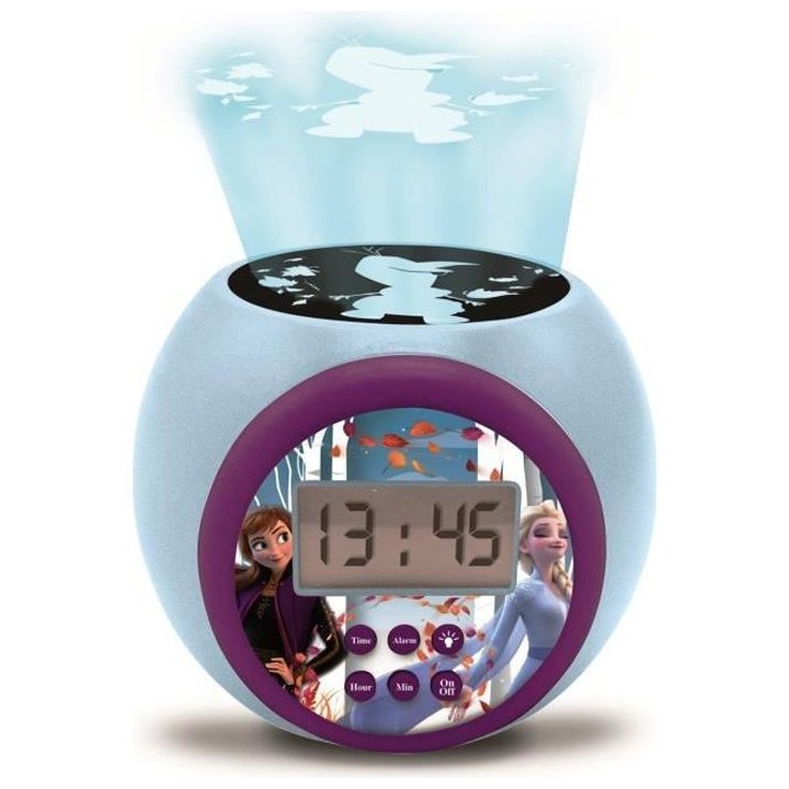 LA REINE DES NEIGES Réveil projecteur fonction minuteur LEXIBOOK