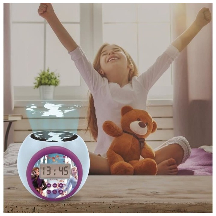 LA REINE DES NEIGES Réveil projecteur fonction minuteur LEXIBOOK