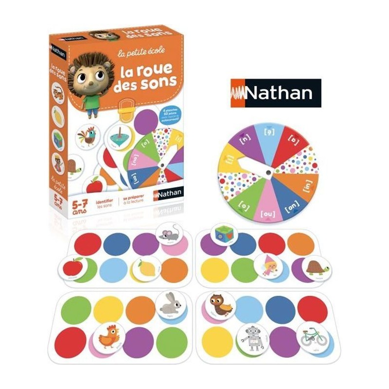 NATHAN La petite école - La roue des sons