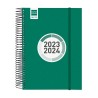 Agenda Finocam Espir Color 2023-2024 Scolaire 15,5 x 21,2 cm Vert