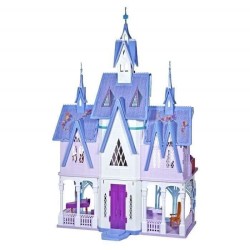 DISNEY LA REINE DES NEIGES 2 - Coffret Château supreme d'Arendelle - taille de 1,50 m - avec lumieres et 14 accessoires