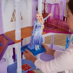 DISNEY LA REINE DES NEIGES 2 - Coffret Château supreme d'Arendelle - taille de 1,50 m - avec lumieres et 14 accessoires