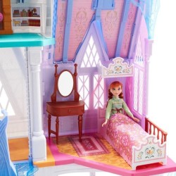 DISNEY LA REINE DES NEIGES 2 - Coffret Château supreme d'Arendelle - taille de 1,50 m - avec lumieres et 14 accessoires