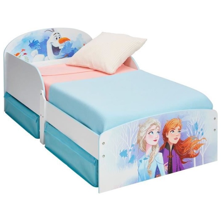 Disney La Reine des Neiges - Lit pour enfants avec espace de rangement
