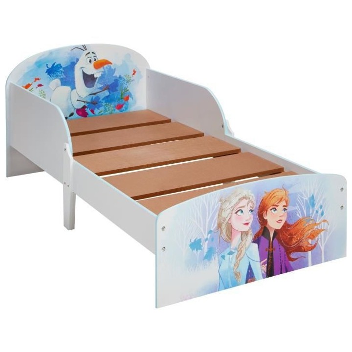 Disney La Reine des Neiges - Lit pour enfants avec espace de rangement