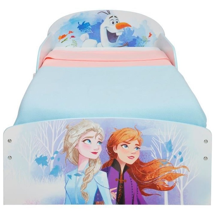 Disney La Reine des Neiges - Lit pour enfants avec espace de rangement