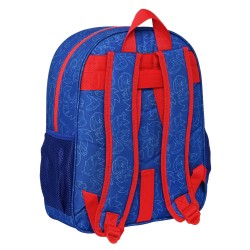 Cartable Sonic Let's roll 32 x 38 x 12 cm Blue marine