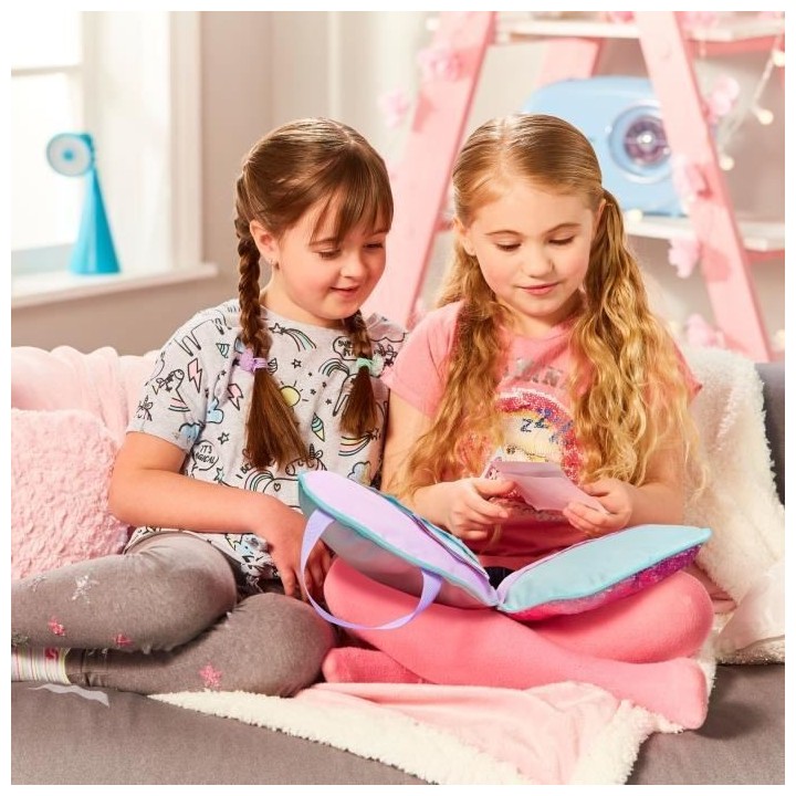 La Reine des Neiges - Coussin a secrets avec sequins et accessoires