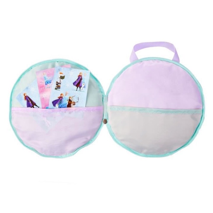 La Reine des Neiges - Coussin a secrets avec sequins et accessoires