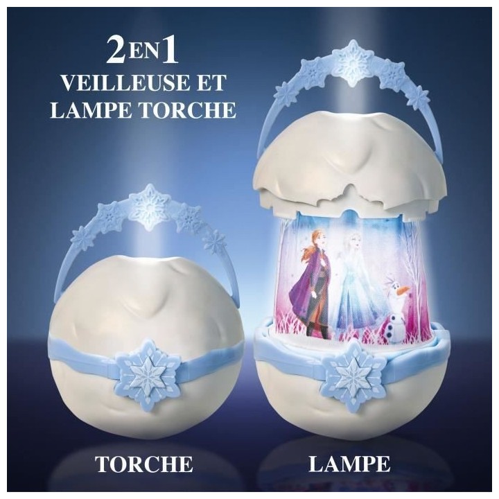 Disney La Reine des Neiges - GoGlow Pop - Veilleuse et lampe torche 2-