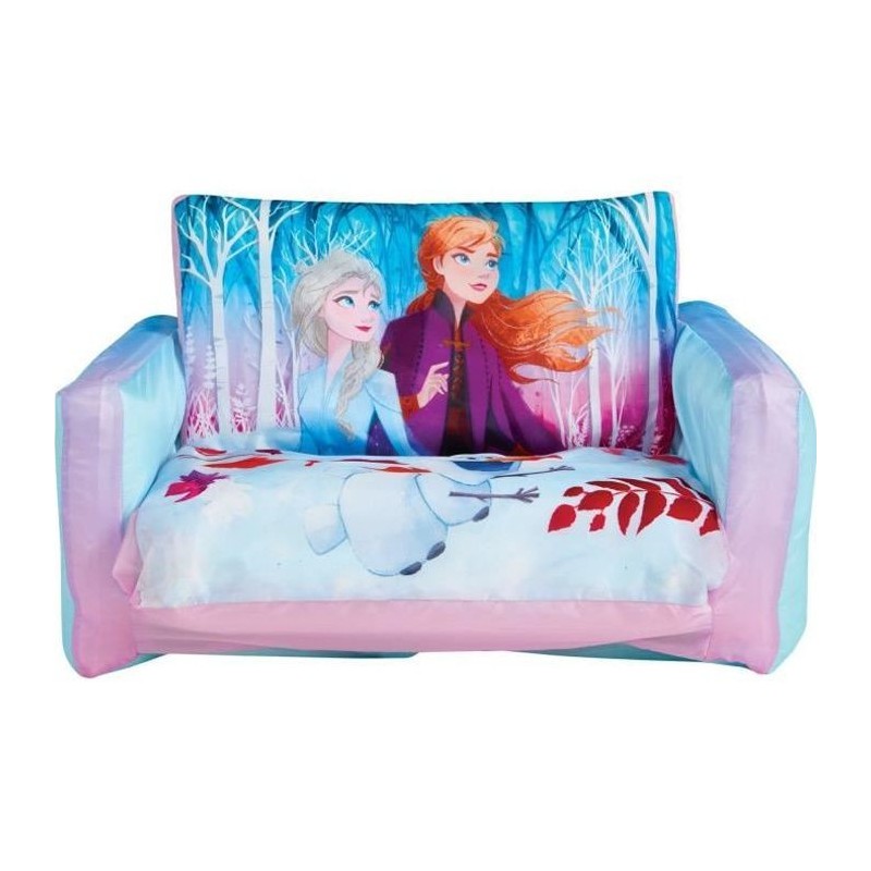 Disney La Reine des Neiges - Mini canapé convertible - canapé-lit gonflable pour enfants