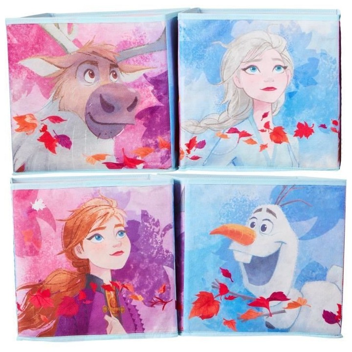 Disney La Reine des Neiges - Cubes de rangement pour jouets enfants