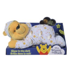 Disney Peluche Winnie 'Brille dans la nuit' (L30cm x L18cm x H26cm)