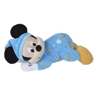 Disney Peluche Mickey 'Brille dans la nuit' Bleu (L30cm x L18cm x H26c