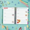 Agenda Finocam Talkual Aventura 2023-2024 Scolaire 15,5 x 21,7 cm Multicouleur quarto