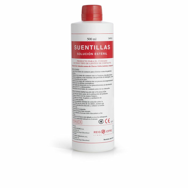 Sérum Physiologique Suentillas   Lentilles de contact 500 ml