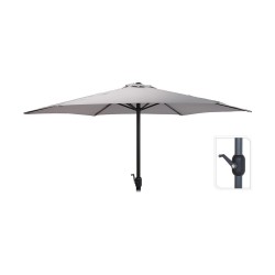 Parasol EDM Textile Gris clair Fer