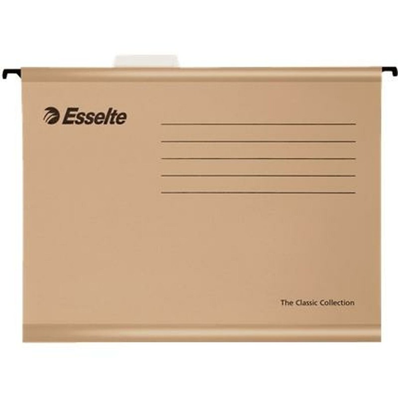 Dossier suspendu Esselte Classic Viseur Transparent Marron A4 (50 Unités)