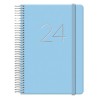 Agenda GLOSS DOHE 2024 Annuel Bleu 12,5 x 18 cm