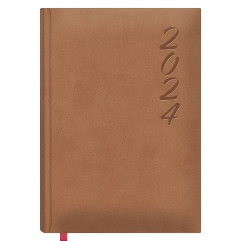 Agenda BRASILIA  DOHE 2024 Annuel Camel 15 x 21 cm