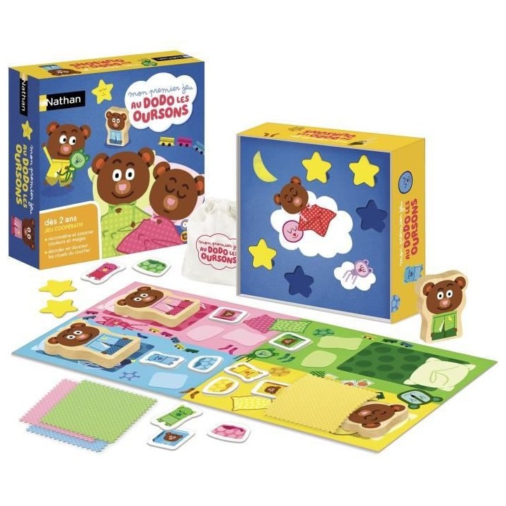 Nathan Au dodo les oursons, jeu coopératif