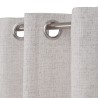 Rideau Beige Polyester Argent 100 % coton 140 x 260 cm