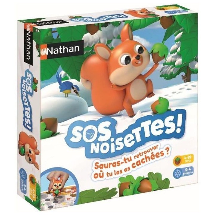 Nathan Sos Noisettes, jeu coopératif