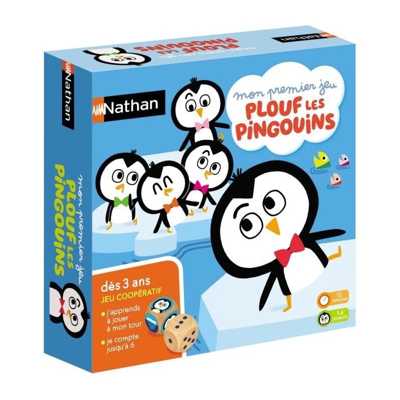 Nathan Plouf les pingouins, jeu de société