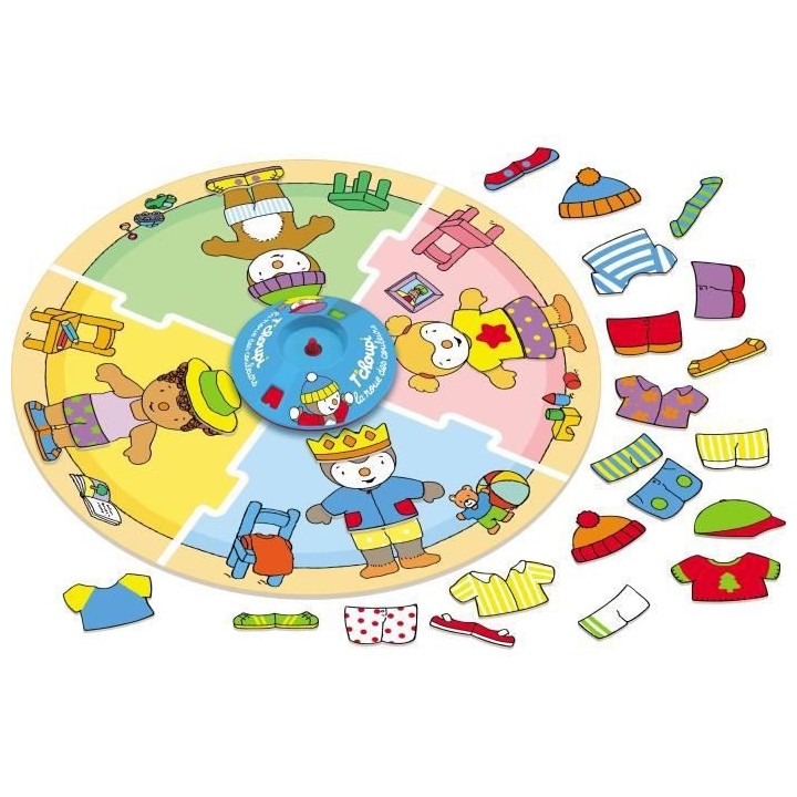 Nathan T'choupi la roue des couleurs, jeu d'observation