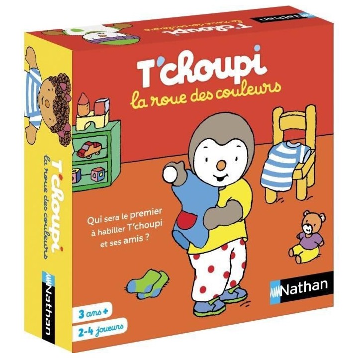 Nathan T'choupi la roue des couleurs, jeu d'observation