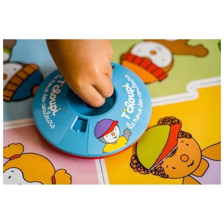 Nathan T'choupi la roue des couleurs, jeu d'observation