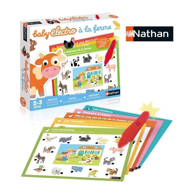 Nathan Baby Electro - Animaux de la ferme, jeu éléctronique