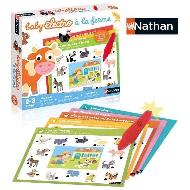 Nathan Baby Electro - Animaux de la ferme, jeu éléctronique
