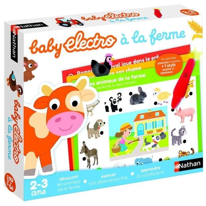 Nathan Baby Electro - Animaux de la ferme, jeu éléctronique