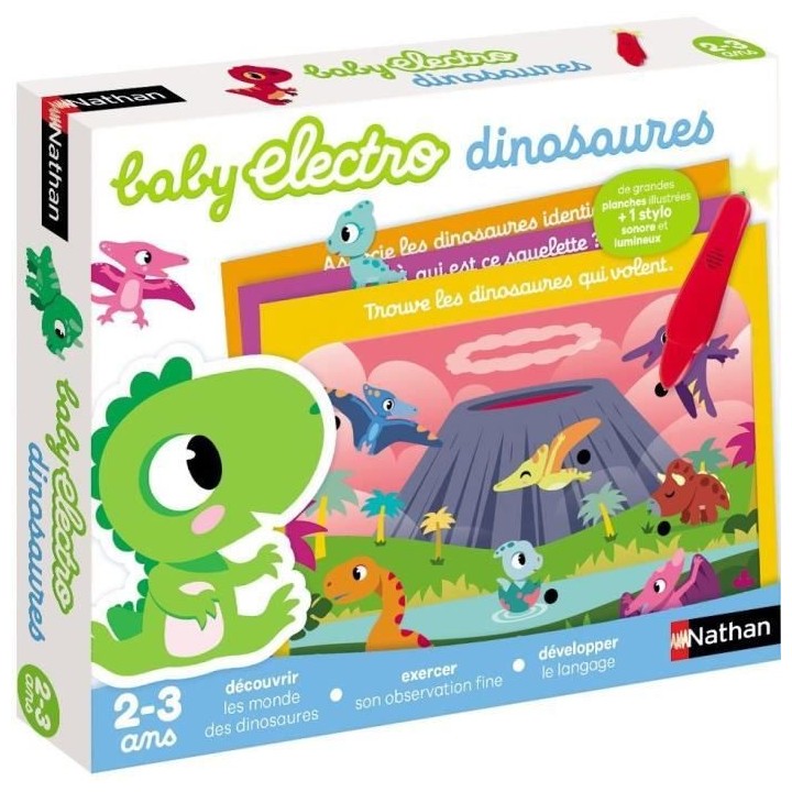 Nathan Baby Electro - Dinosaures, jeu éléctronique