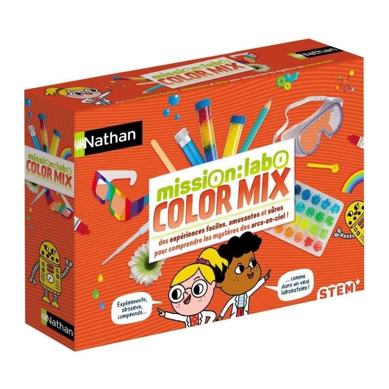 Nathan Mission Labo Color Mix coffret