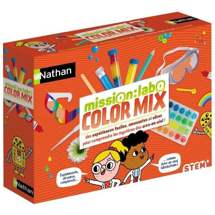 Nathan Mission Labo Color Mix coffret