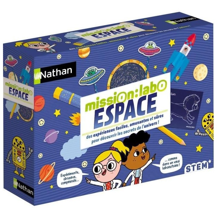 Nathan Mission Labo Espace coffret