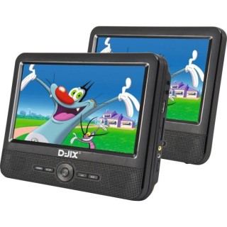 Lecteur DVD portable DJIX PVS906-50SM 9 - Double écran - Autonomie 2h