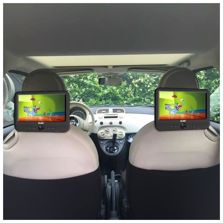 Lecteur DVD portable DJIX PVS906-50SM 9 - Double écran - Autonomie 2h