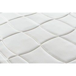 DEKO DREAM HOTEL PREMIUM LUX - Ensemble matelas + sommier 140x190 cm - Mémoire de forme - 28cm - 5 zones - Ferme