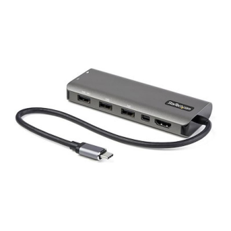 StarTech.com - DKT31CMDPHPD - Adaptateur Multiports USB-C - USB-C vers HDMI/mDP 4K 60Hz/PD/Mini Dock 4x 10Gbps