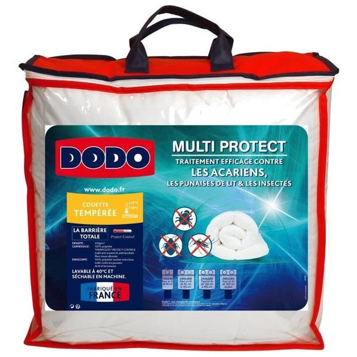 DODO Couette tempérée MULTIPROTECT - 220 x 240 cm