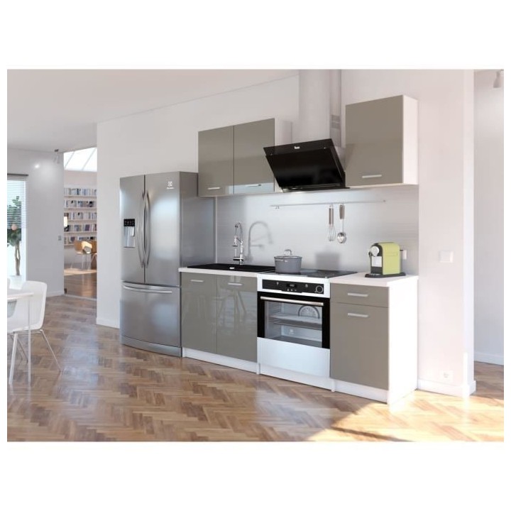 EXTRA - Cuisine compl�ete L 180cm - Truffe Laqué