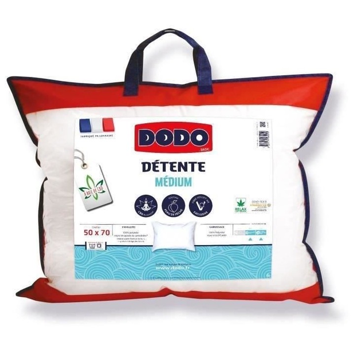 DODO - Oreiller Détente a base de CBD - 50x70 cm