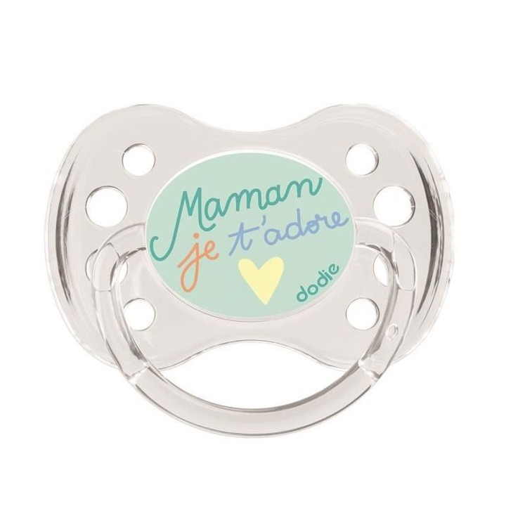 Dodie Sucette Anatomique +0m Maman Papa Chéri Lot de 2