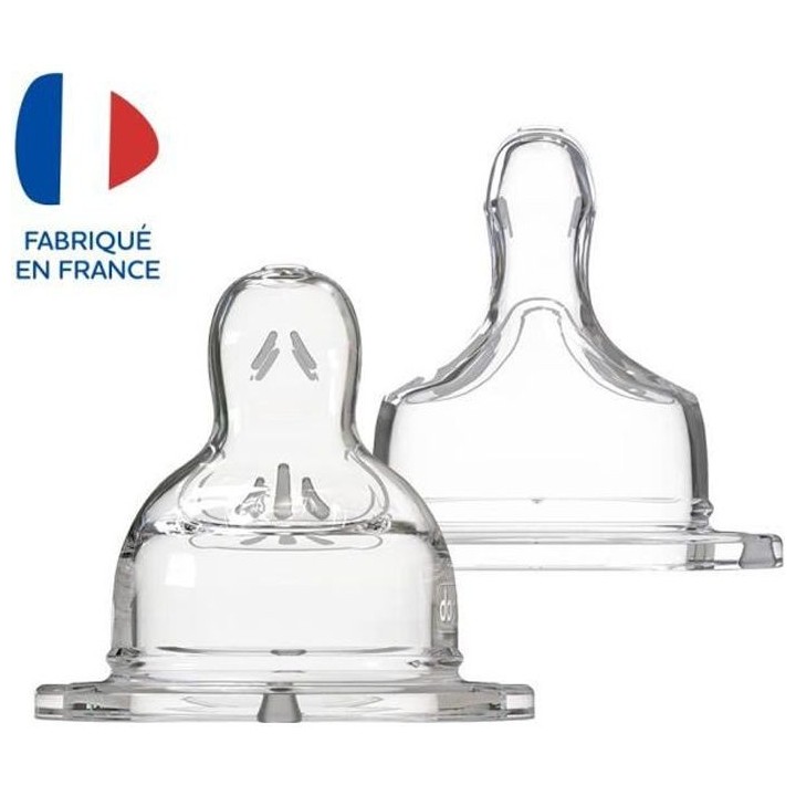 Dodie Biberon Sensation+ Anti-Coliques Tétine Plate Col Large Débit