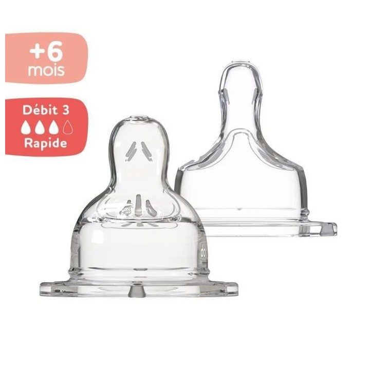 Dodie Biberon Sensation+ Anti-Coliques Tétines Plates Col Large Débi