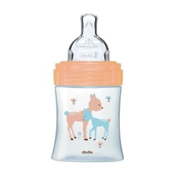 Dodie Biberon Sensation+ Anti-Coliques en Verre +0m Beige Biche 150ml