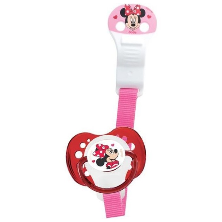Dodie Attache-Sucette Ruban Minnie